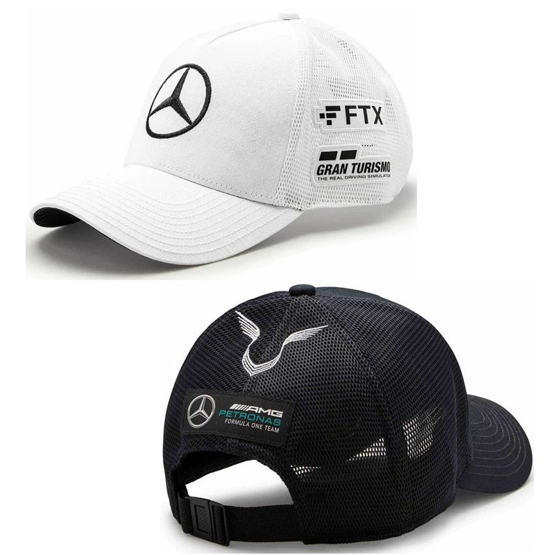 【高爾夫裝備】高爾夫球帽 高爾夫遮陽帽 F1周邊賓士AMG車隊迷賽車帽汽子棒球鴨舌彎沿簷夏天季高爾夫防晒