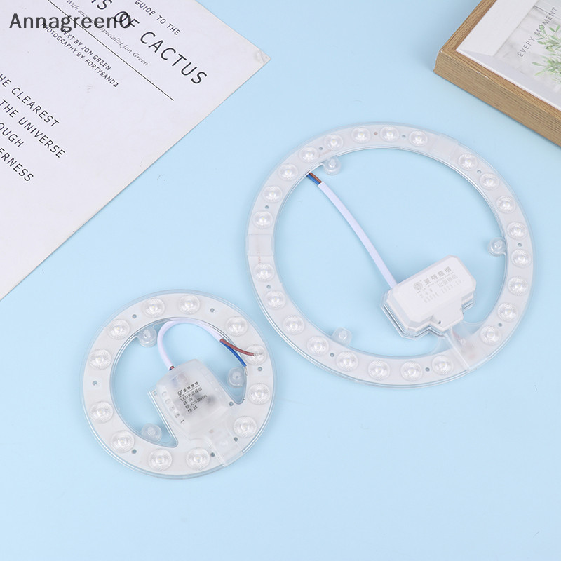 Anna LED 環形面板圓形燈 12W 18W 24W 36W SMD2835 LED 圓形吸頂燈 AC 220V L