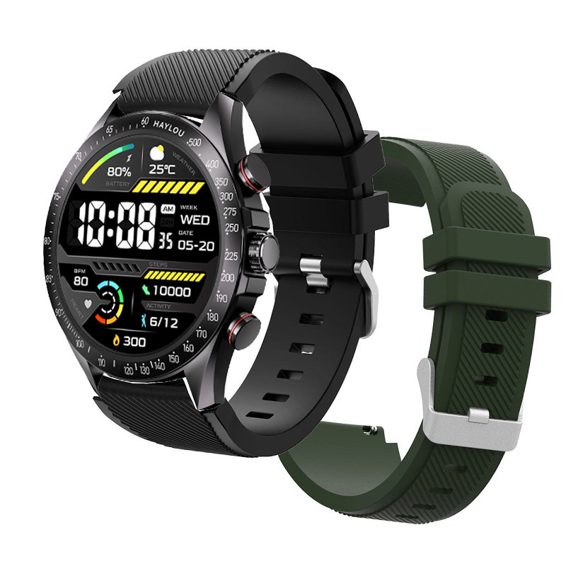 Haylou Solar Pro LS18 矽膠手鍊錶帶適用於 Haylou Solar Lite Plus 智能手錶錶