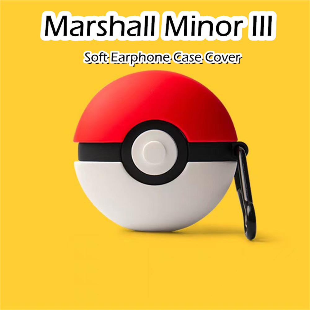 [快速發貨] 適用於 Marshall Minor III Case 創意卡通恐龍和柴犬軟矽膠耳機套外殼保護套