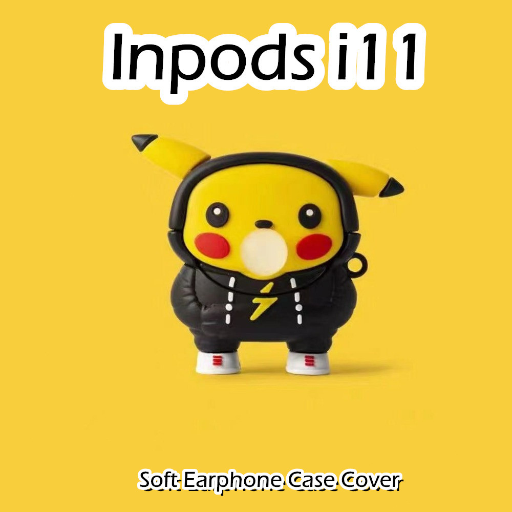 [imamura] 適用於 Inpods i11 Inpods i12 Case 可愛防摔卡通造型軟矽膠耳機套外殼保護套