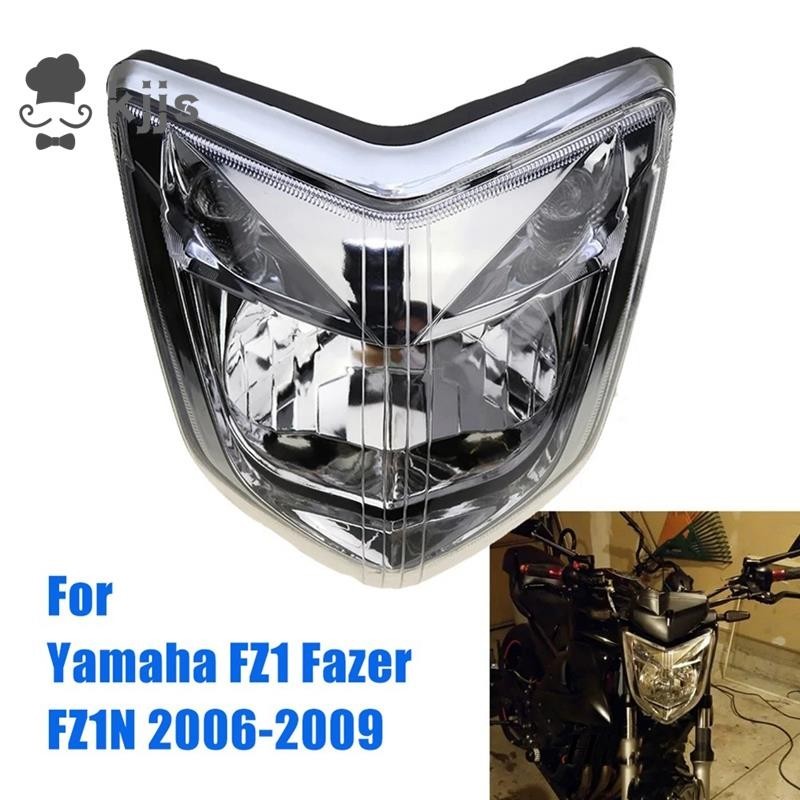 山葉 1 件更換零件配件適用於 Yamaha FZ1 Fazer FZ1N 2006-2009 摩托車前大燈前照燈前照燈