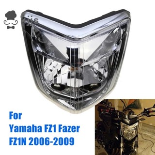 山葉 1 件更換零件配件適用於 Yamaha FZ1 Fazer FZ1N 2006-2009 摩托車前大燈前照燈前照燈