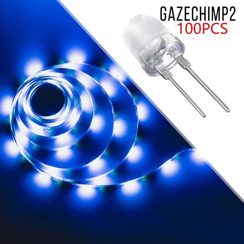 [Gazechimp2] 100 顆發光燈珠,圓頭,直燈珠,1W DIY LED 家用燈