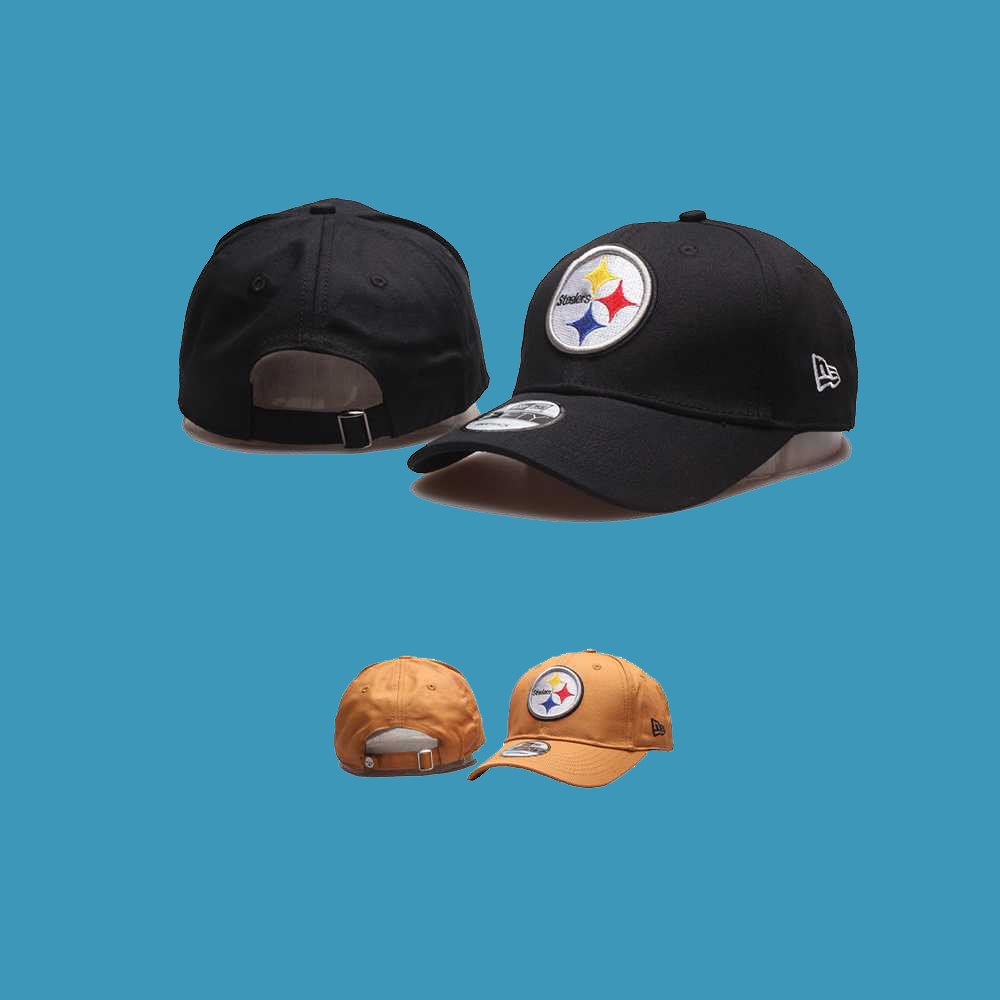 NFL 橄欖球調整帽 匹茲堡鋼人 Pittsburgh Steelers 彎簷 老帽 男女通用 可調整 嘻哈帽 運動帽