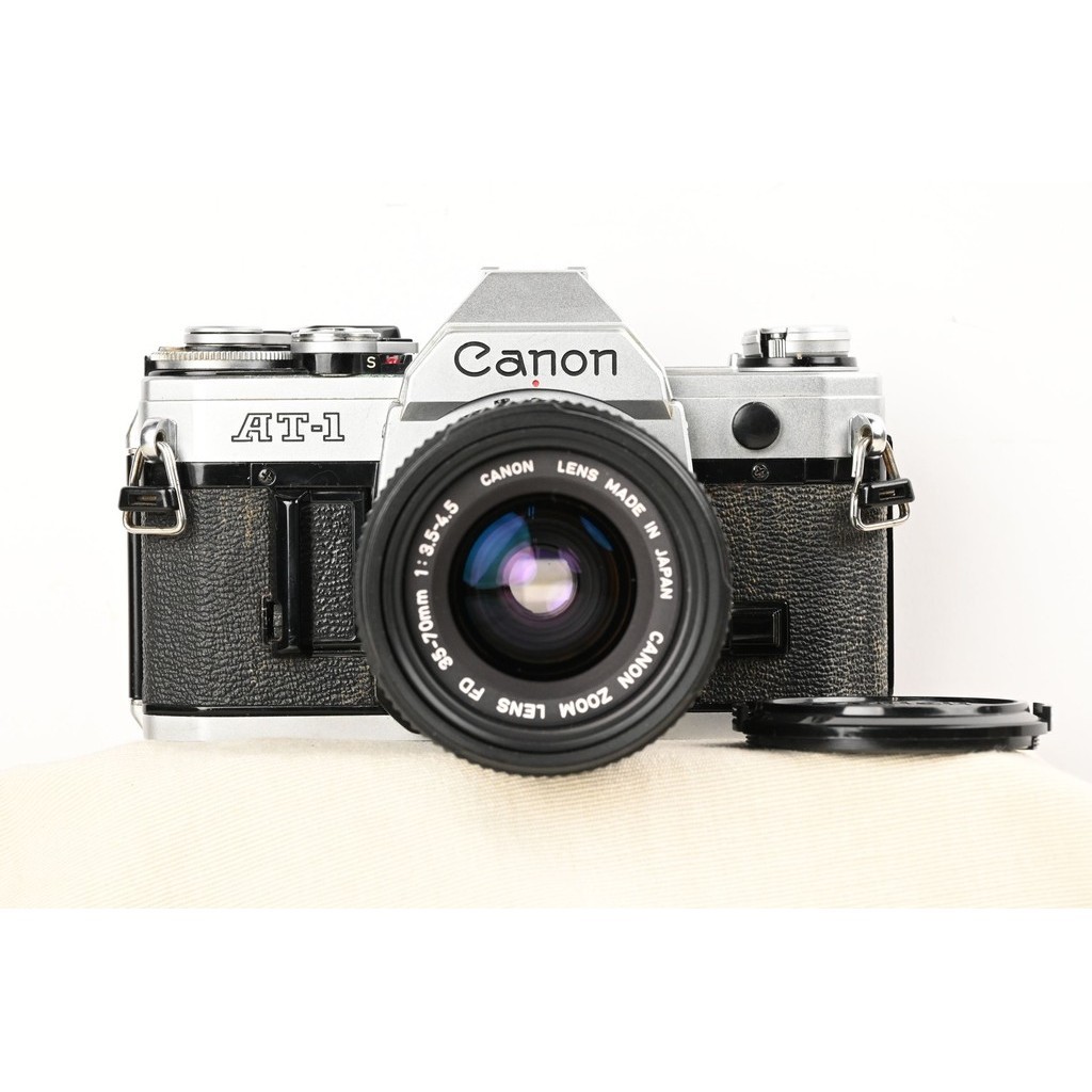 Canon AT-1（銀）#477586 有原廠鏡頭蓋