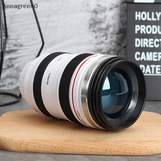 Anna 相機鏡頭咖啡杯帶蓋不銹鋼單反相機鏡頭水杯 EF24-105mm 黑色白色馬克杯創意禮品飲料 EN