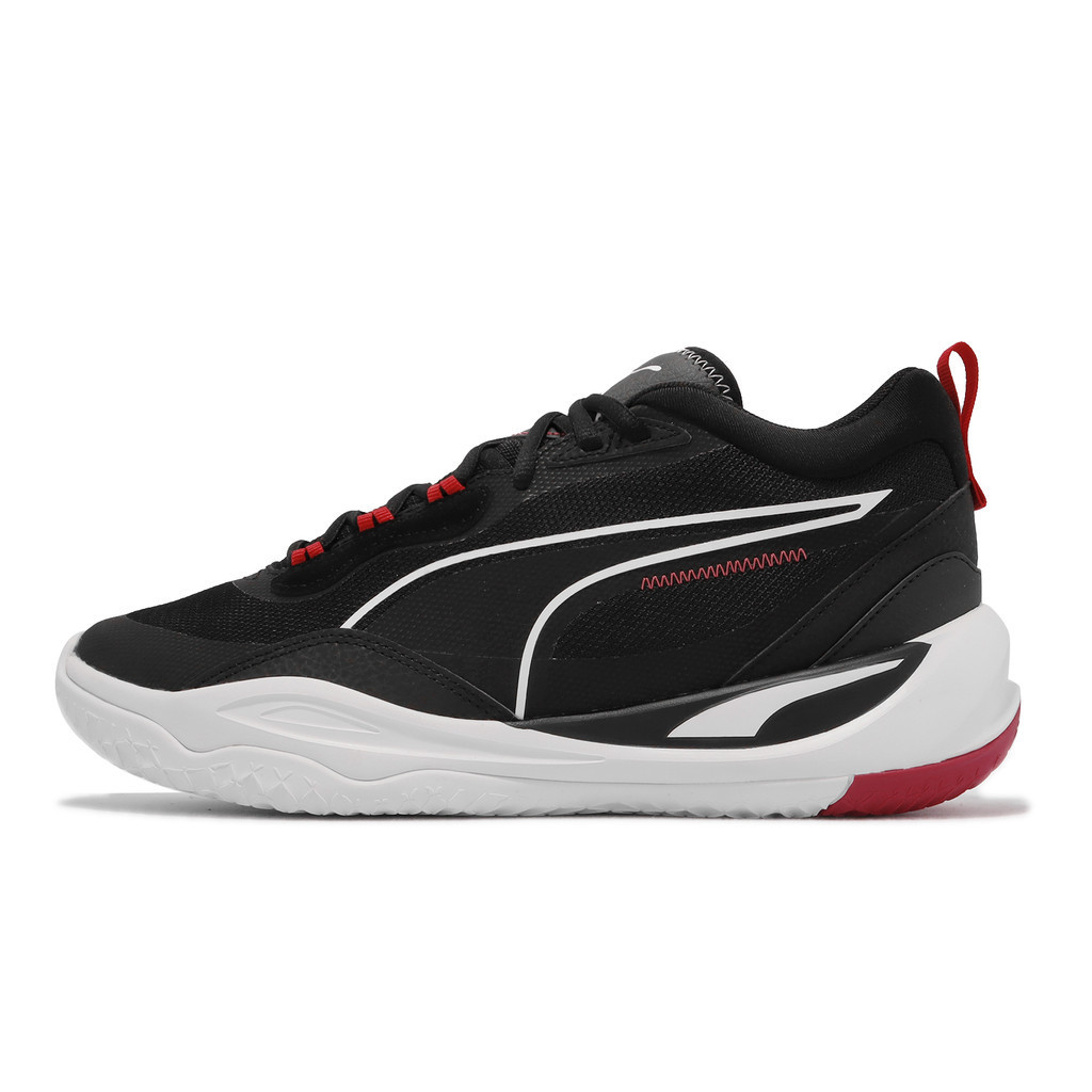Puma 籃球鞋 Playmaker 黑 紅 白 ProFoam 避震 透氣 男鞋 [ACS] 38584101