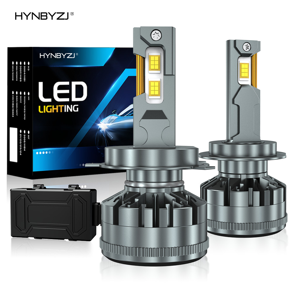 Hynbyzj 130W 15000LM H7 H4 LED 大燈 Canbus H1 LED 燈泡 H8 H9 H11