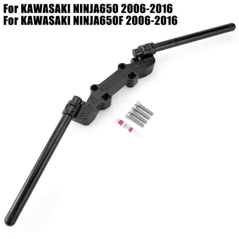 KAWASAKI Ninja650f 夾在前叉轉接板車把上的夾子適用於川崎忍者 650 650F 2006-2010 2