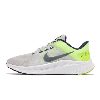 Nike 慢跑鞋 Quest 4 男鞋 灰 螢光綠 路跑 基本款 運動鞋【ACS】 DA1105-003
