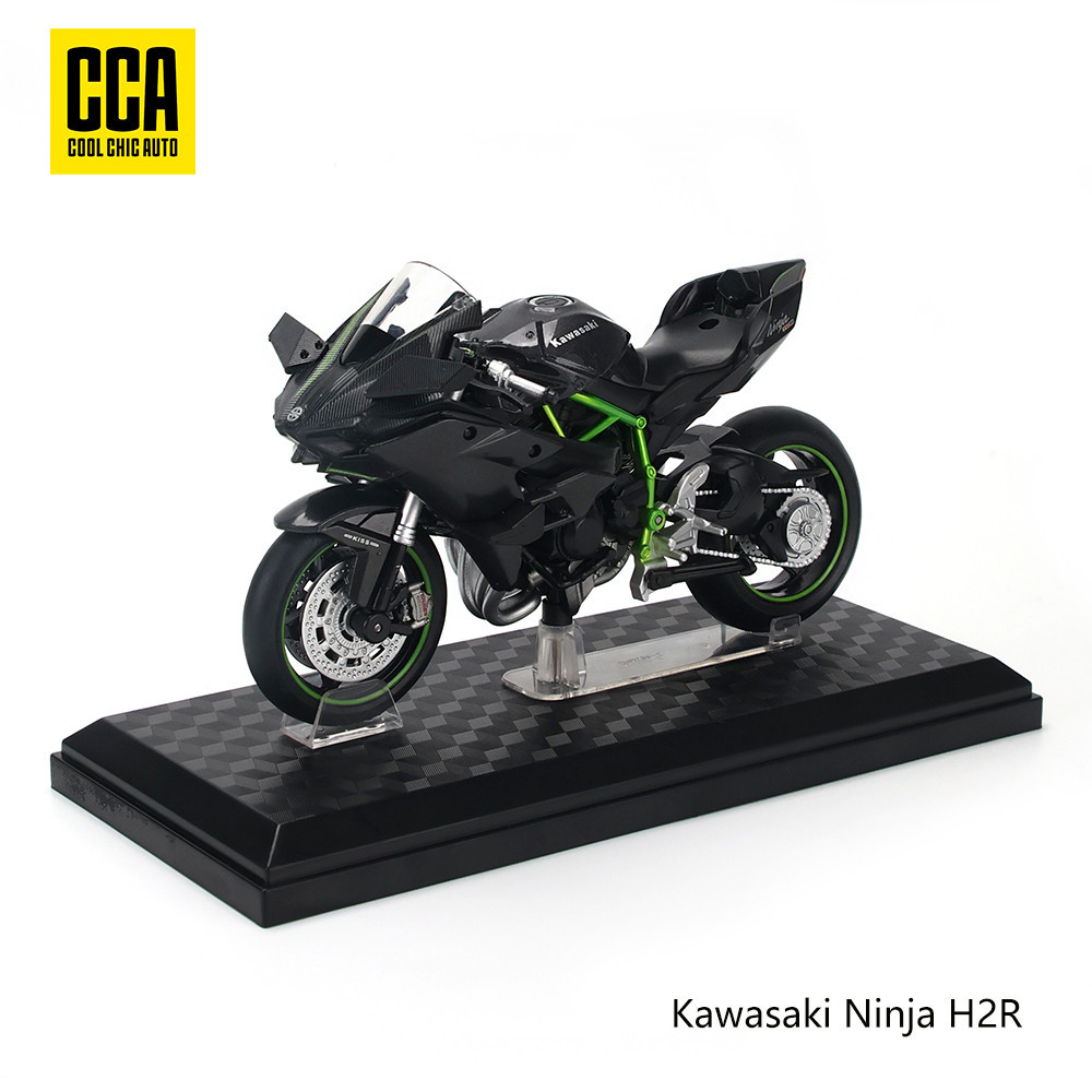 KAWASAKI Cca 1:12川崎忍者H2R合金越野摩托車授權摩托車模型玩具車收藏靜態壓鑄製作