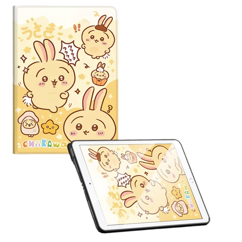 適用蘋果ipad2022烏薩奇10.2英寸9平板保護套帶筆槽matepad11華為榮耀v7m6vivo聯想小新oppo