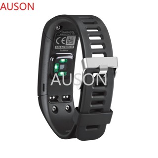 AUSON 適用於佳明Garmin Vivosmart HR智能手錶手環錶帶 替換腕帶 矽膠錶帶軟 佳明HR