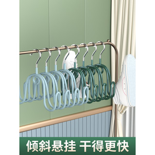 【臺灣出貨】滿100出貨 居家家晾鞋架 陽臺防風涼鞋架 室內外晾曬疊掛衣架 家用戶外曬鞋掛鉤