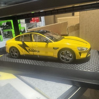 【臺灣出貨】小米SU7車模1:24新款閃電黃Ultra汽車模型閤金模擬收藏玩具禮品