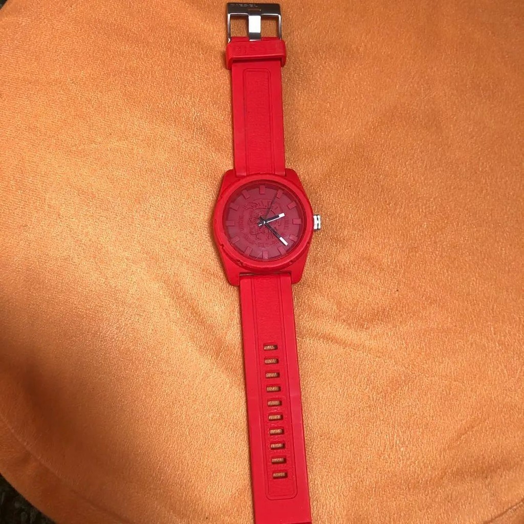 DIESEL 迪賽 手錶 紅色 男裝 日本直送 二手