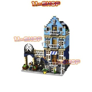 兼容樂高 MOC Creator Expert 模塊化建築系列市場街道積木創意兒童玩具擺件趣味禮物