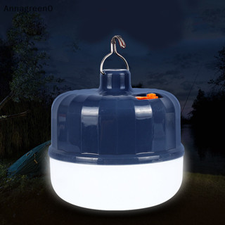 Anna 60W 超級燈泡 LED USB 可充電帶掛鉤應急燈泡,用於戶外露營燒烤家用便攜式帳篷燈 EN