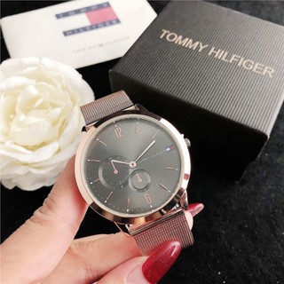 Tommy Hilfiger簡約手錶全配石英機芯瑞合金錶帶男錶不銹鋼時尚錶盤學生表