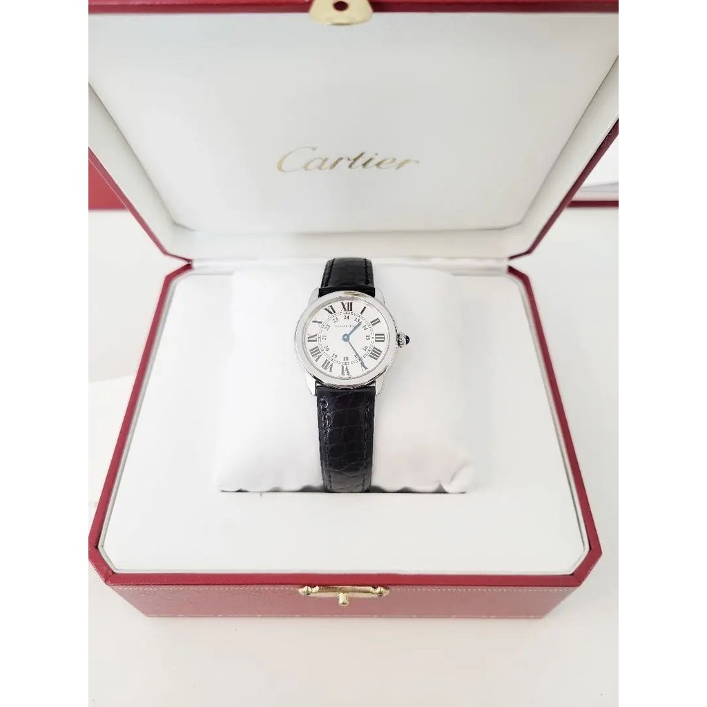 Cartier 卡地亞 手錶 Solo Ronde 石英 日本直送 二手