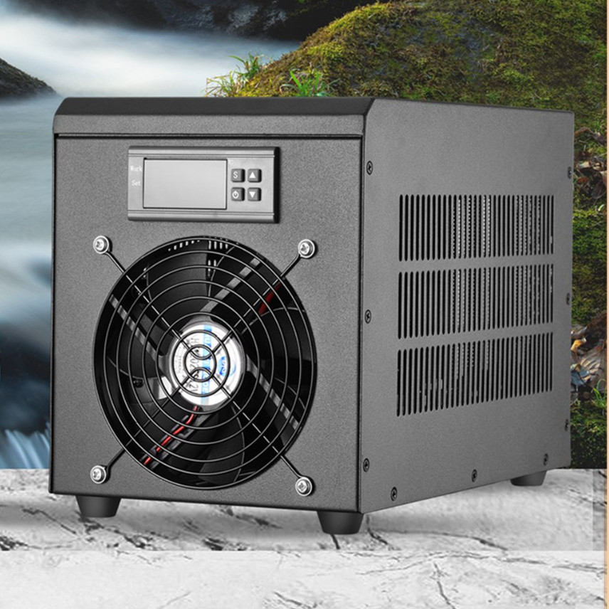 180w 可持續製冷水族箱冷水機 60L 魚缸冷卻器加熱系統 10-40°C 恆溫裝置