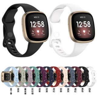 適用fitbit versa4表帶versa3/sense2瘦身表帶TPU防水運動表帶