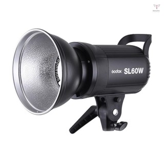Godox SL-60W 5600K 60W 大功率 LED 視頻燈帶 Bowens 支架,適用於影樓攝影視頻錄製白色版