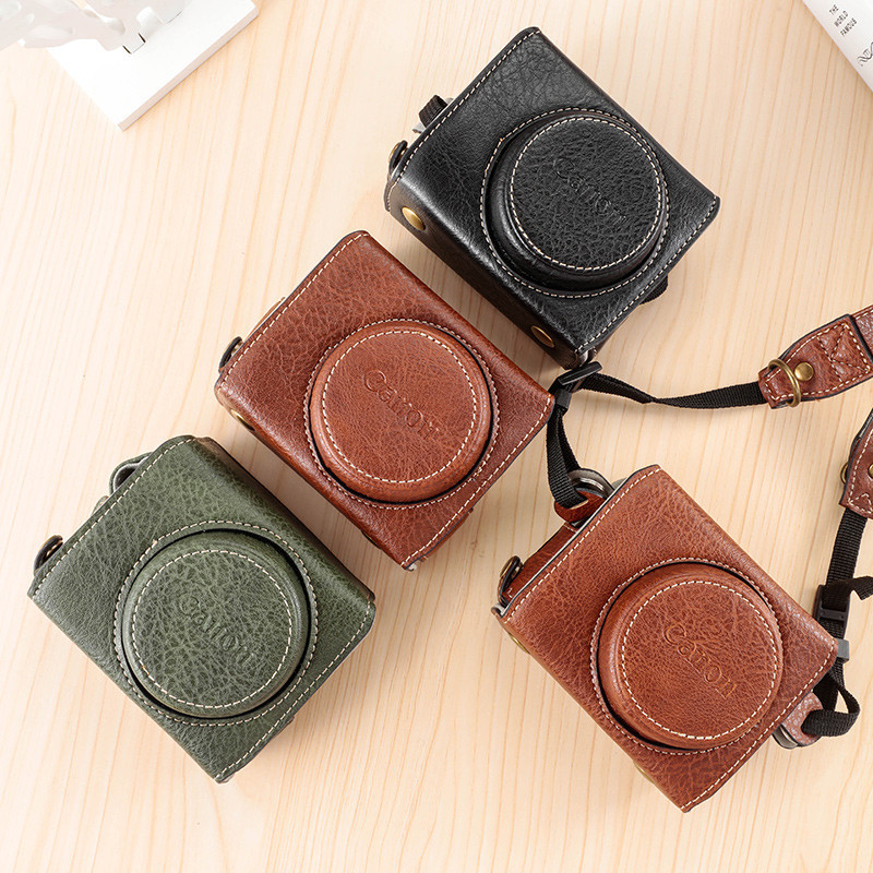 現貨  攝影保護殼  相機皮套  保護套 質寶適用佳能G7X3保護套G7X2相機包G11 G12 G15/16 G1X皮