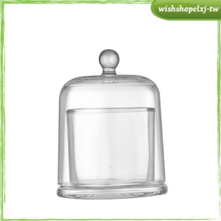 [WishshopelxjTW] 玻璃鐘形圓頂家居裝飾透明鐘罩展示櫃小