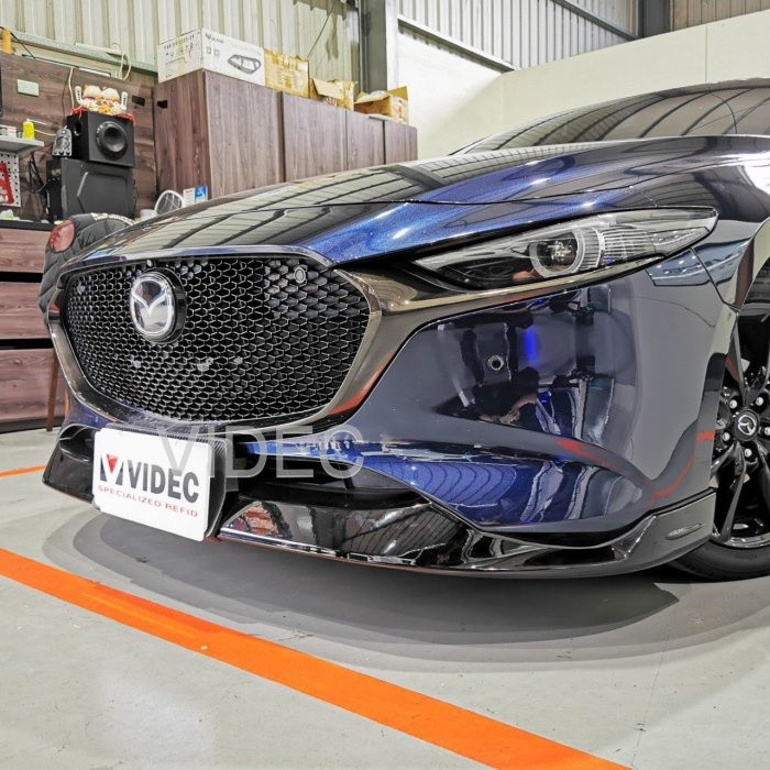 威德汽車 2019 20 全新 MAZDA3 五門 MZ款 空力套件 前下巴 側裙 後下巴 M3 馬三 ABS材質