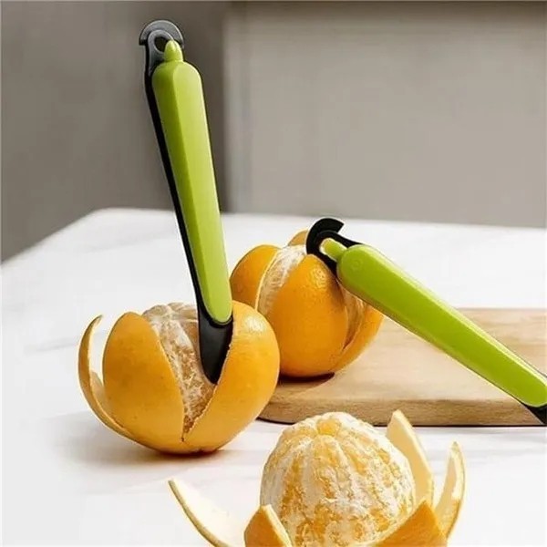 多功能不銹鋼橘子削皮器便攜式水果削皮工具火龍果果凍葡萄柚快遞開箱器fj7x
