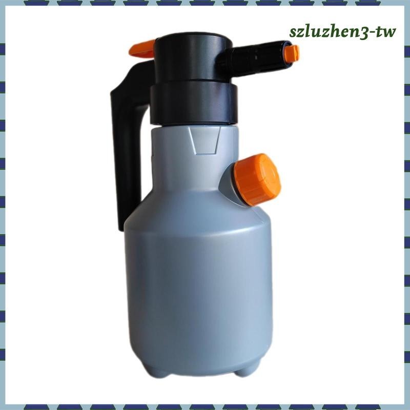 [SzluzhenfbTW] 2l 電動汽車泡沫噴霧器帶刻度,專業手動泵泡沫噴霧器 USB 用於汽車細節洗車家用