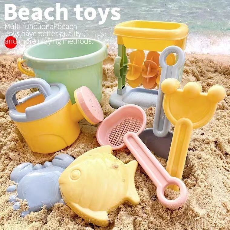 沙灘玩具 玩沙工具 挖沙玩具 沙灘玩具桶 套裝 兒童沙灘玩具套裝寶寶室內海邊挖沙玩沙子挖土工具鏟子桶沙漏沙池