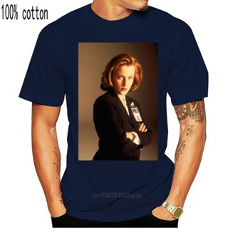 Scully Xfiles T 恤復古 90 年代復古復古復古 Gillian Anderson Mulder Alie