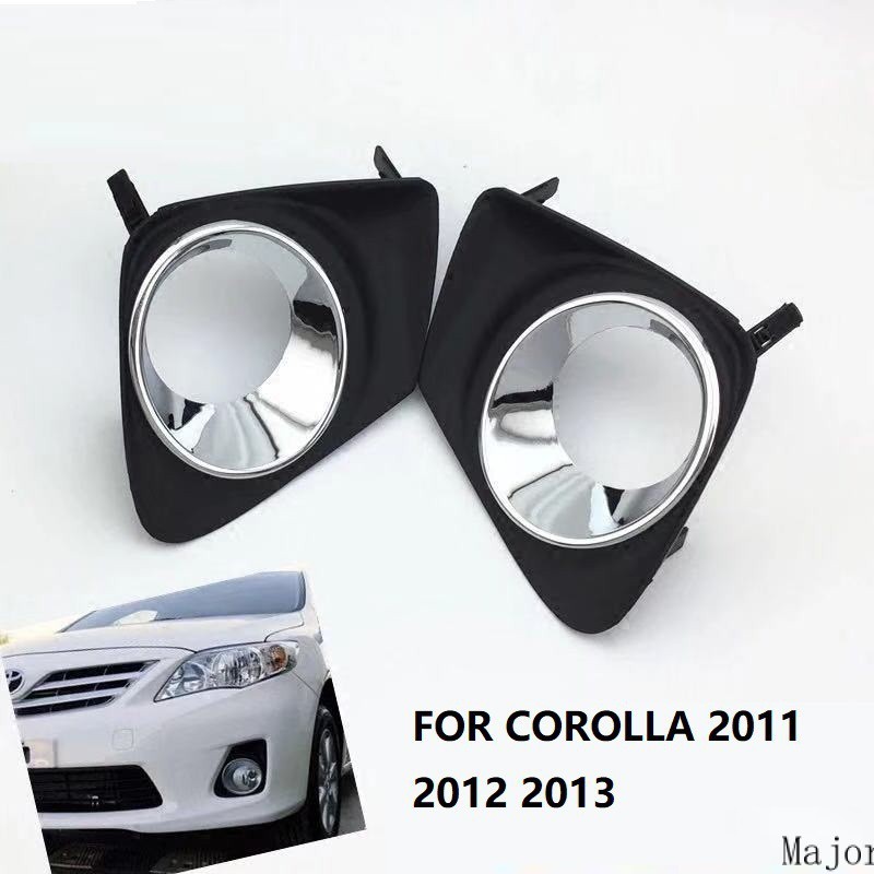 豐田 適用於 TOYOTA ALTIS Corolla 2011 2012 2013 霧燈罩前保險槓霧燈罩霧燈罩汽車配件