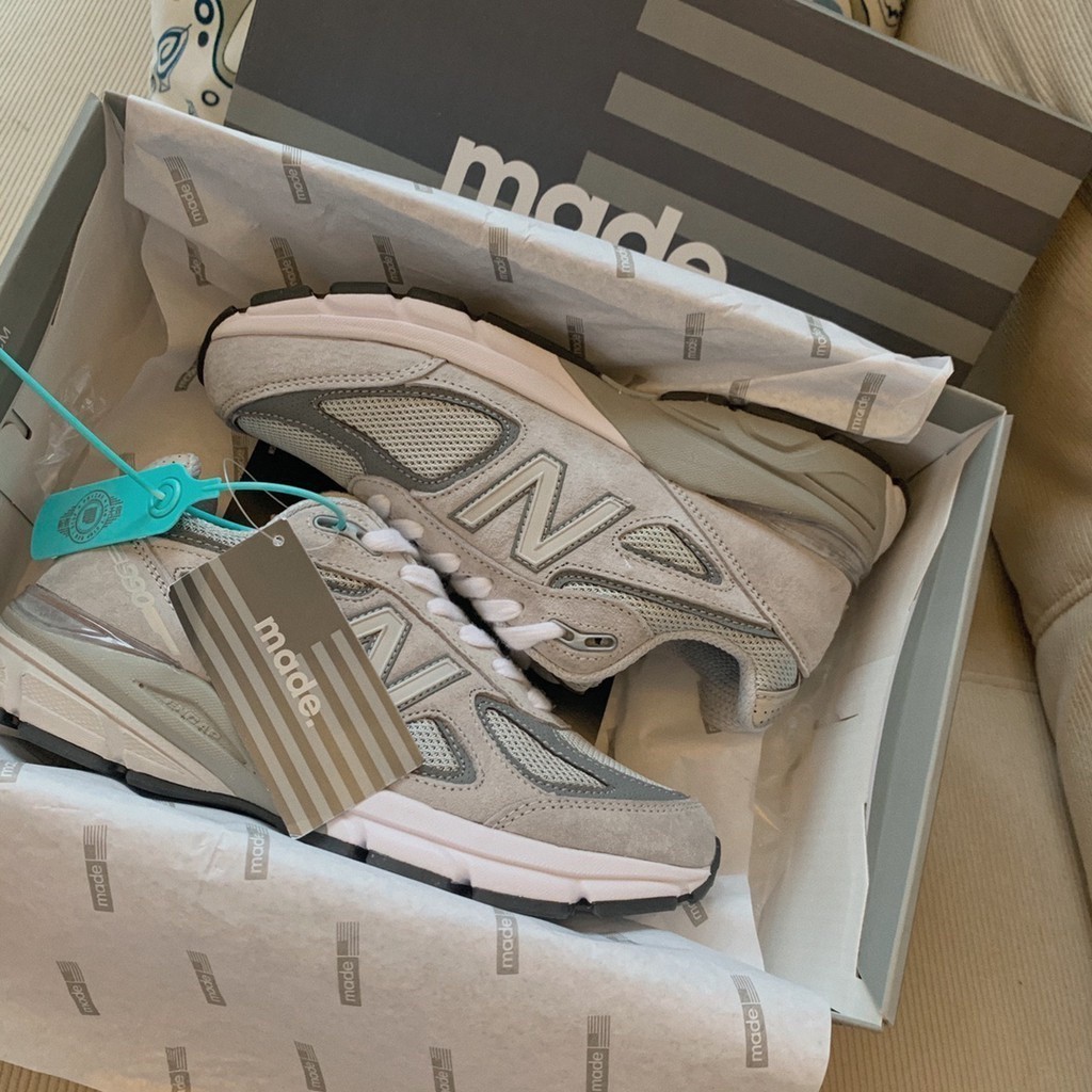 Newbaron美國製造new balance m990gl5 nb990v5灰色總統慢跑鞋男女運動跑鞋w990gl5