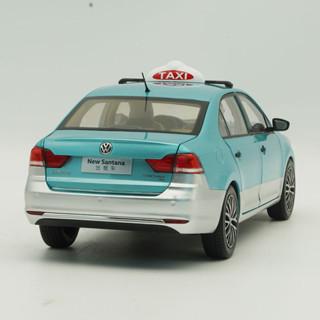 1：18 原廠上汽大眾新桑塔納計程車版 NEW santana 合金汽車模型