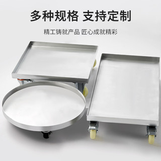 限時優惠✨花盆託盤 萬向輪滾輪底座 長方形型移動底座 不漏水託盤 密封底座 加厚圓盤 不變形收納箱 冰櫃底座 陽臺大託盤