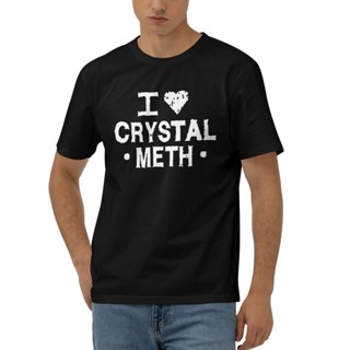 我愛水晶 Meth Prestige Worlide 船設計師袖定製印花 T 恤