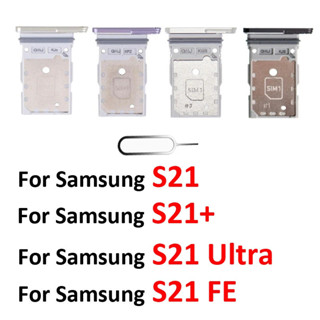 SAMSUNG 適用於三星 Galaxy S21 FE Plus Ultra S21+ 新 SIM 晶片插槽支架 G99