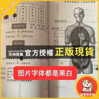 臺灣出貨 大成筆記倪海廈彩色筆記本中醫經絡全套倪師A4筆記本 NATK