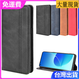 適用OPPO Reno6 4G手機殼Reno 6 4G版手機皮套磁吸翻蓋插卡外殼批
