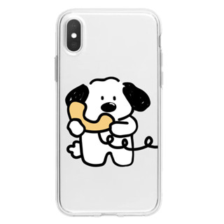 可愛情侶小狗狗適用iphone16/15簡約泰迪蘋果16/14promax手機殼女款小米13華為nova9/OPPO一加