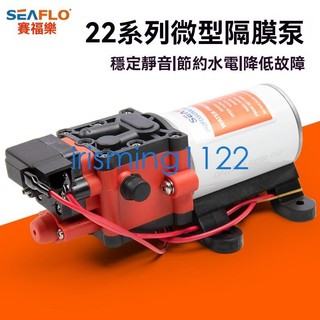 五金臺灣出貨(影片講解)seaflo隔膜泵 增壓泵 水泵12V全自動噴霧器電動小型自吸泵工業直流irisming1122