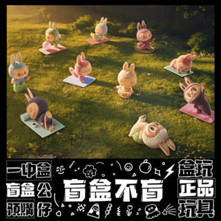 【盲抽不盲】THE MONSTERS LABUBU 慵懶瑜伽 系列 盲抽 玩具 收藏 拉伸式 公仔 盒玩 泡泡瑪特
