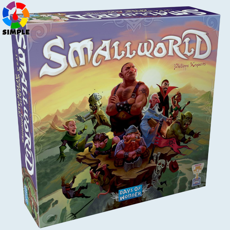 小世界 桌遊 Small World 英文版 - 神奇動物的奇幻區域控制和策略遊戲