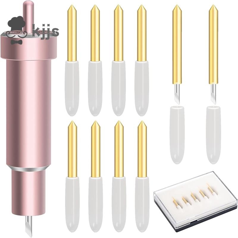 11 件帶外殼的優質細尖刀片,適用於 Cricut Maker,帶有用於切割膜、乙烯基、貼紙的 Maker 3