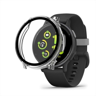 【UNG】佳明手錶保護殼適用Garmin vivoactive 5 PC+鋼化玻璃一體殼