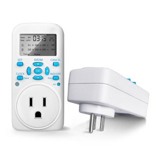 美標規式時開關預約插座電源定時器迴圈倒計時斷電器110v-265v